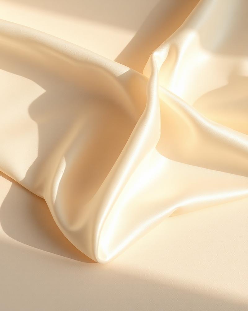 Champagne Silk Satin